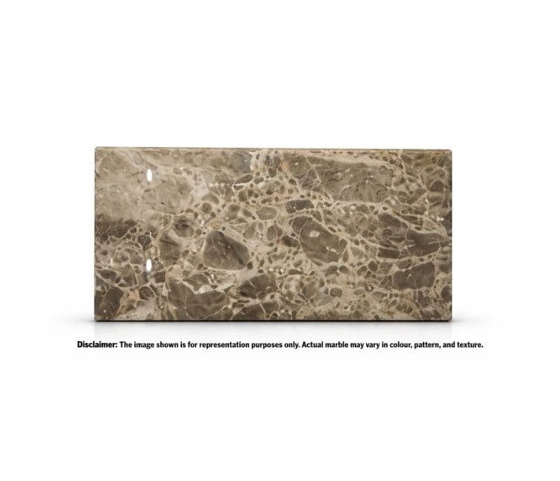 AFYO - 1/B Marble Only with PU Coating and Bullnose Edge For Dining Table  (MRM)