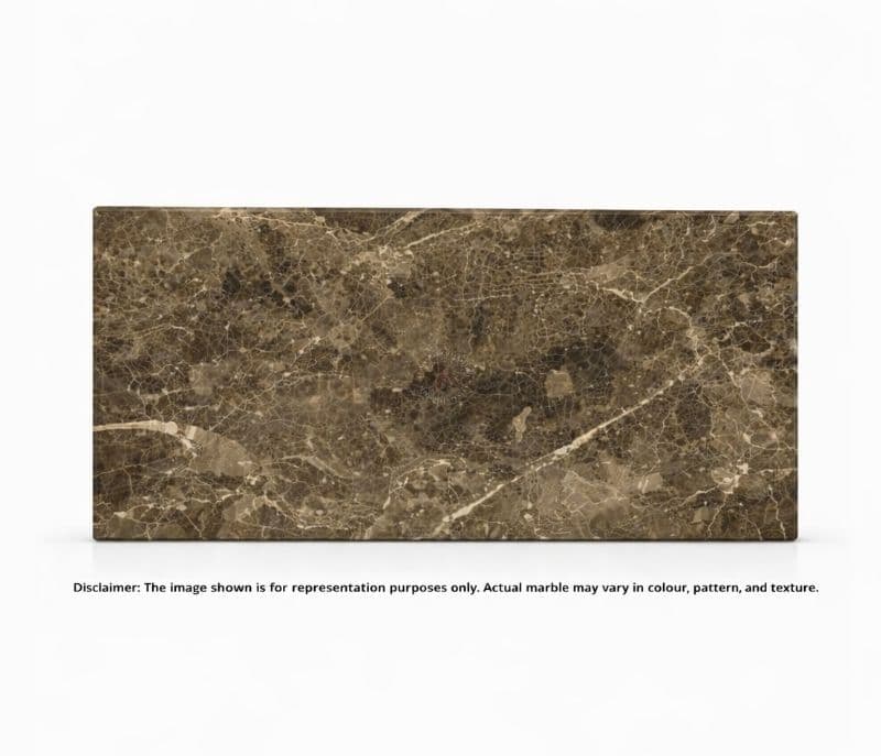 FREN -1/B Marble Only With PU Coating And Bullnose Edge For Dining Table (MRM)