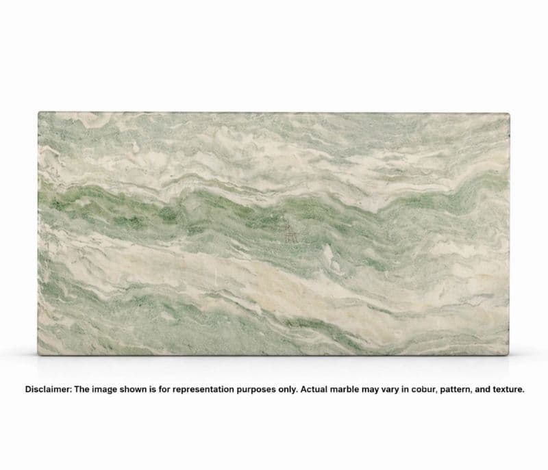 Green Onyx Marble Only With PU Coating And Bullnose Edge For Dining Table (MRM)
