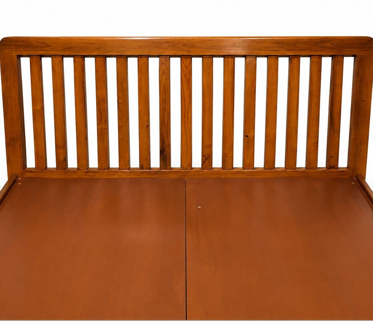 Image 5 for Strip Cot Queen Size L- 78" W60" H38" Without Storage With Assam Teak And Ply (BSK OTD)