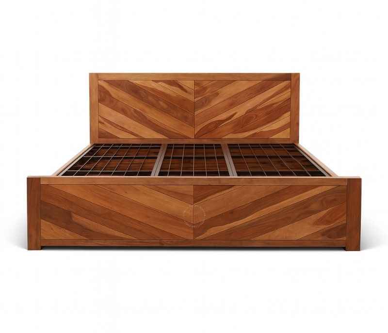 V Grove King Bed WIth Storage (WH OTD)