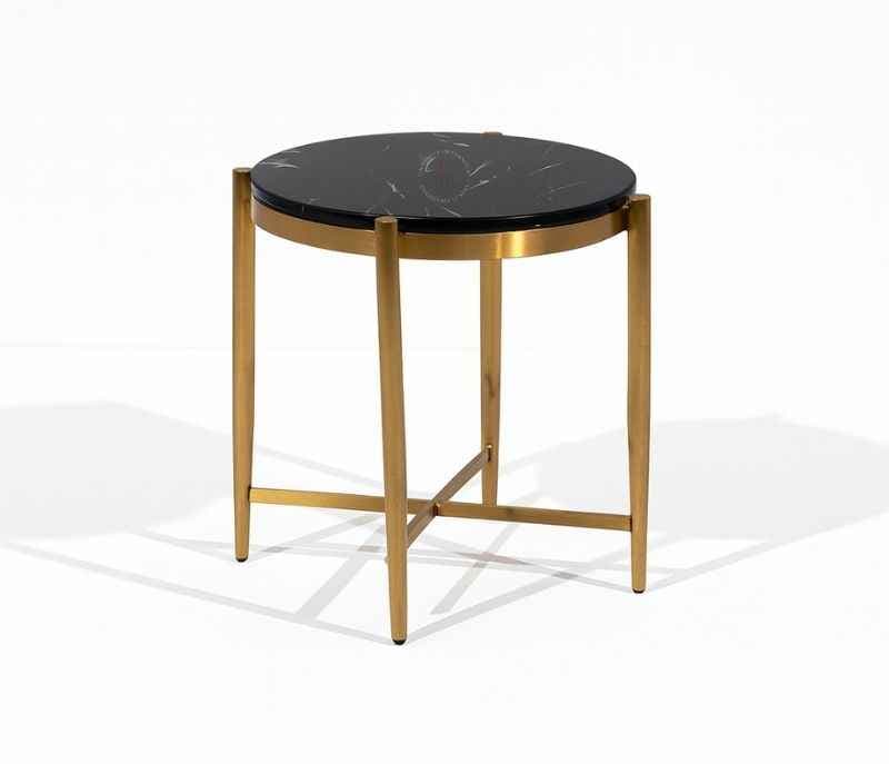 Corner Table 715 Marble Top (HYD OTD)