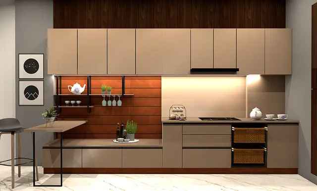 Straight Shape Modular Kitchen