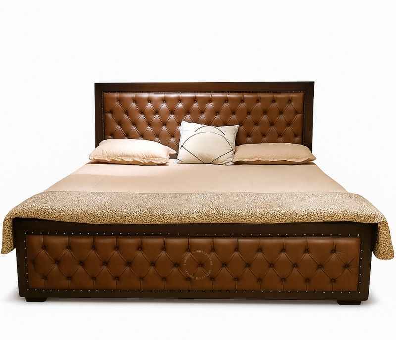 Chester Button Cot King With Box Storage (WF OTD)