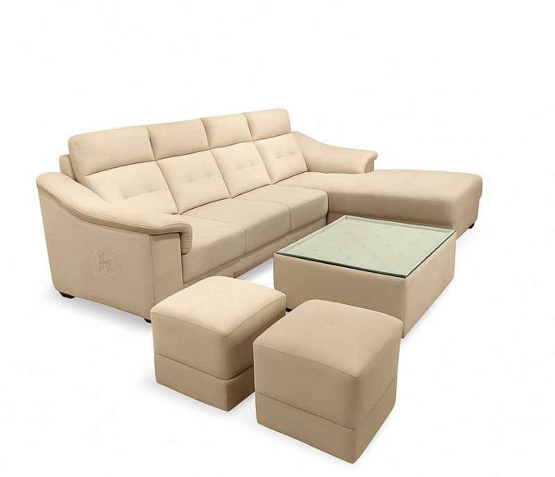 Petrio sofa 3+ Lounger+ CT+2 puffy (EC OTD)