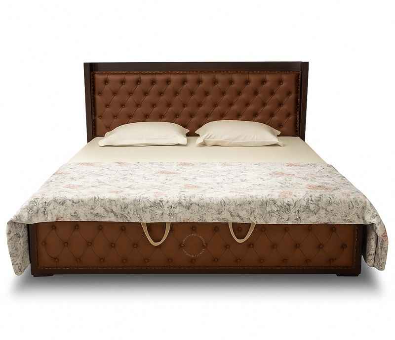 Chester Button Cot King with  Hydraulic Storage (SKR OTD)