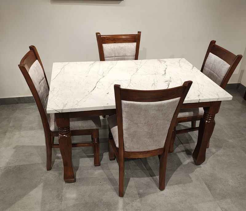 Pluto DT Artificial Marble Top with Acacia wood (EC)