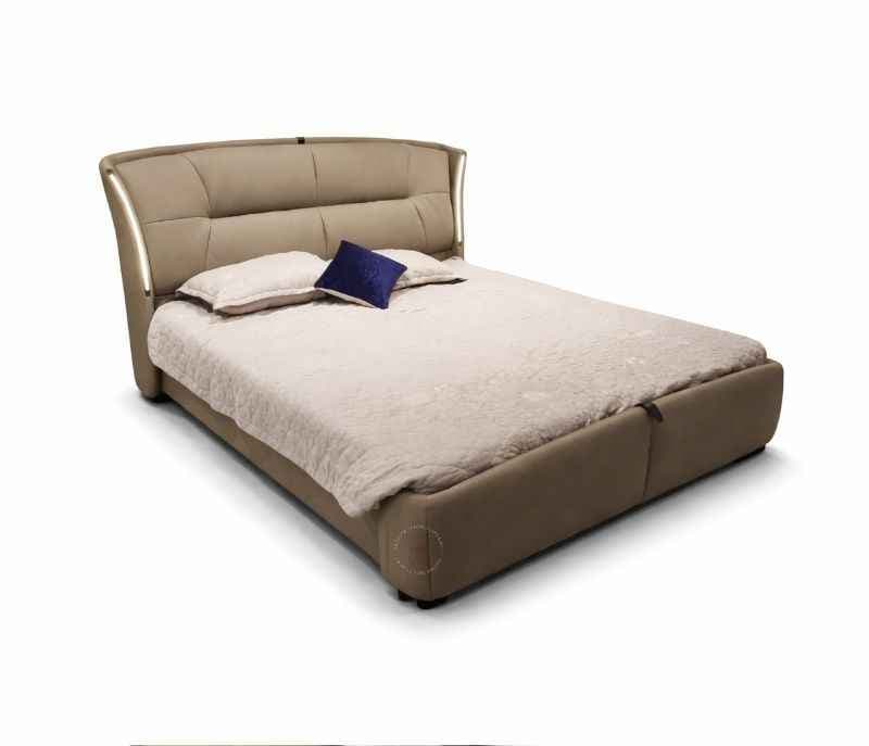 Image 2 for 2528 King Size Without Storage Pine Wood Frames With Leather Upholstery (HYD)