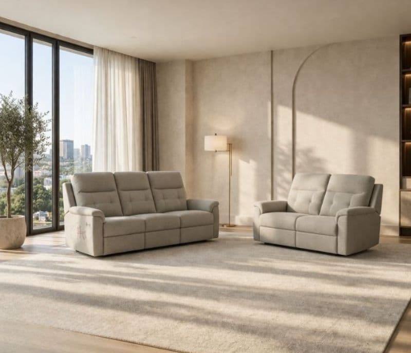 R6 3 Seater + 1 Recliner + 1 Recliner Manual Seater (OTD)