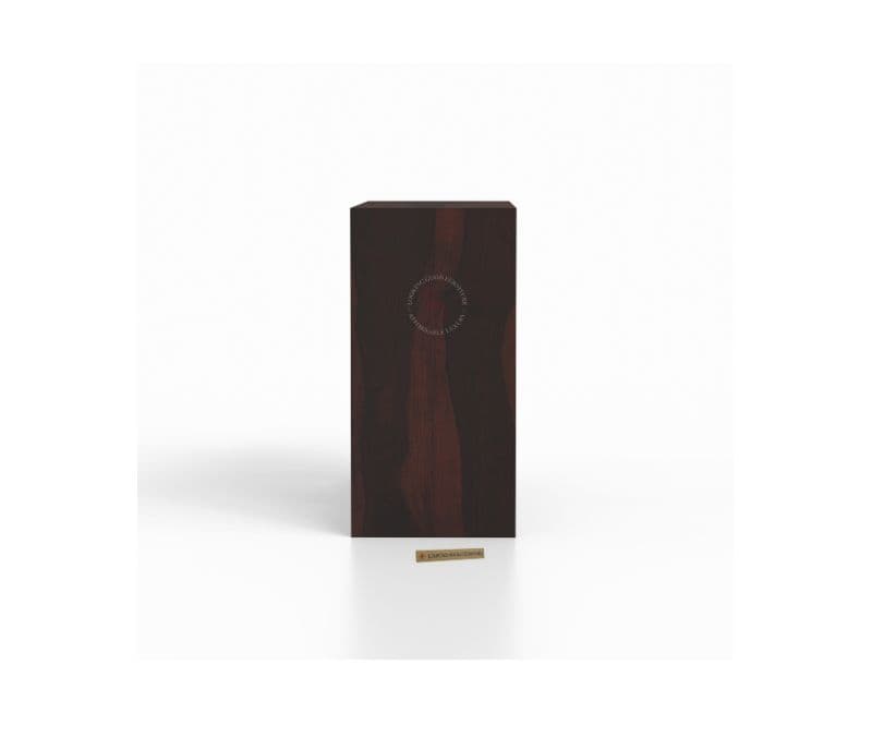 Image 6 for Cindra Sheesham Wood Display Unit With Open Storage (Walnut Finish)