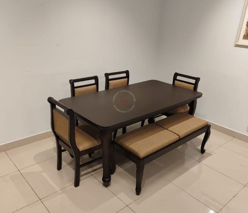 S Design 6 Seater with Bench DT (BSK)