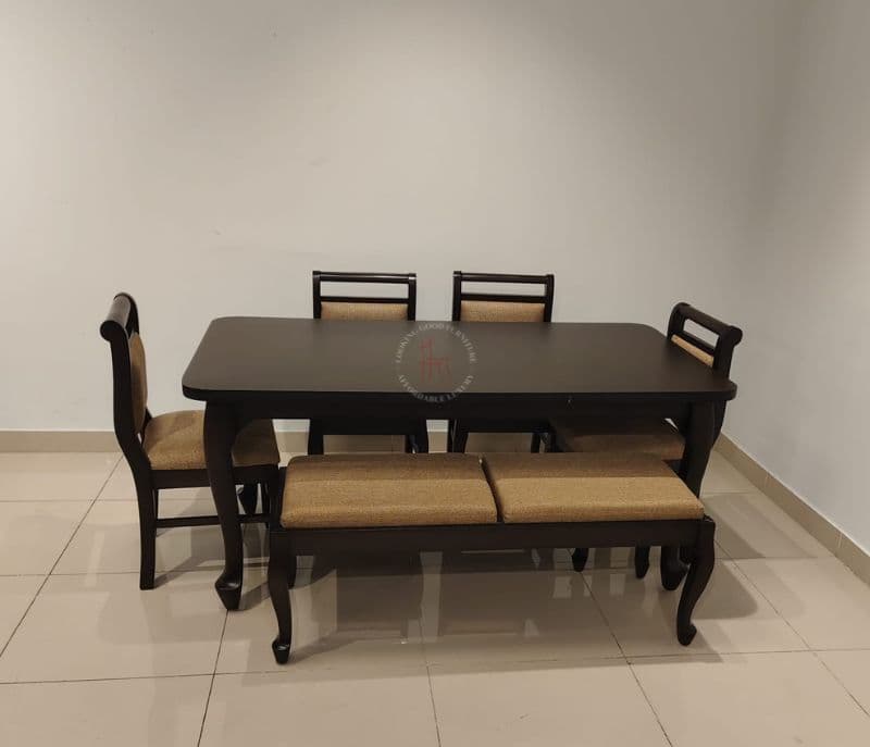 Image 2 for S Design 6 Seater with Bench DT (BSK)