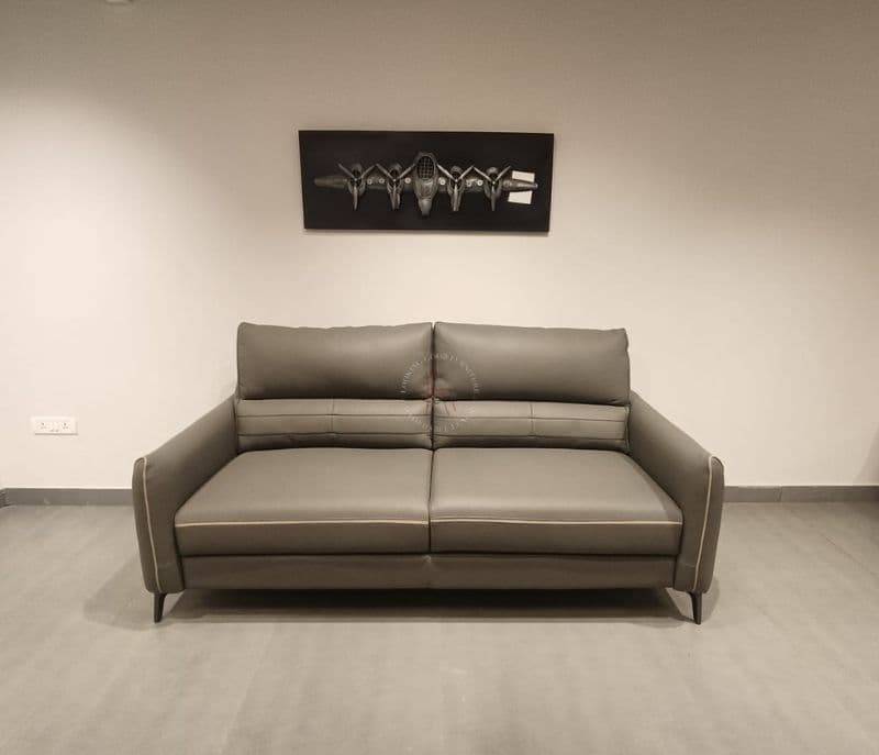 Image 5 for Pinnacle Half Leather Sofa (EC)