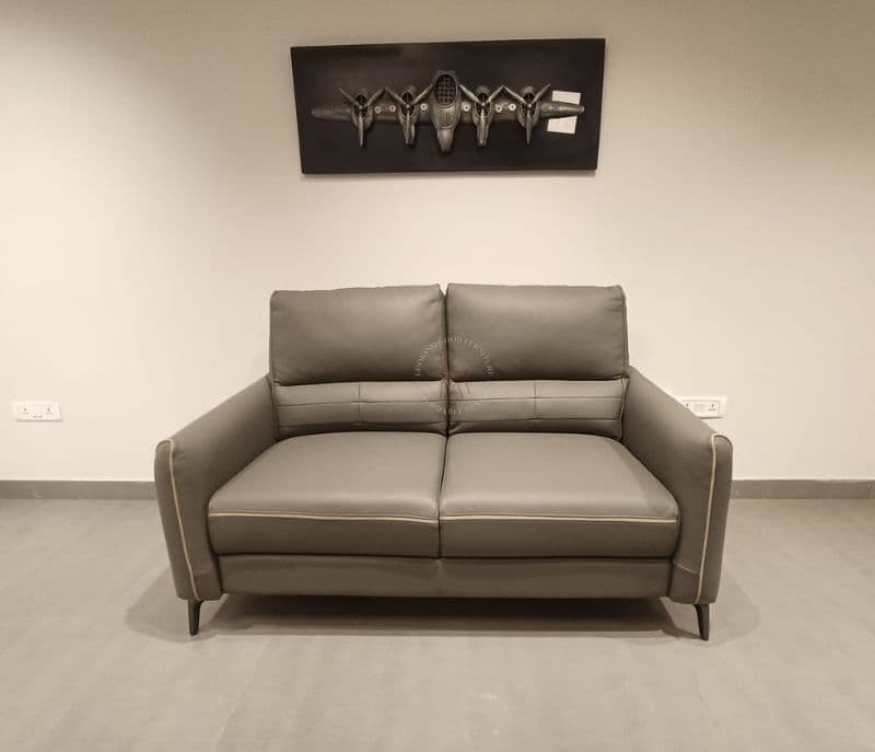 Image 9 for Pinnacle Half Leather Sofa (EC)