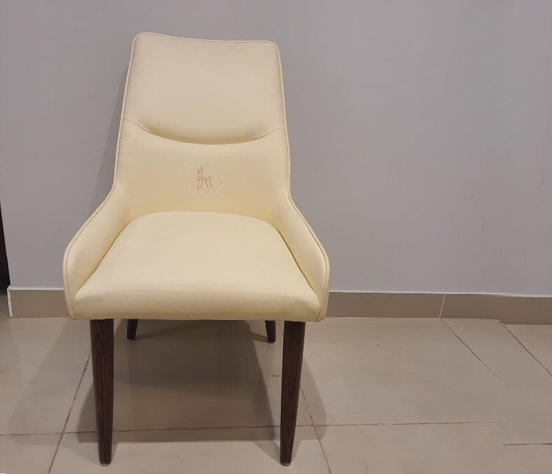 Image 6 for Candy / DC 375 dining table 6 chairs with marble top (HYD OTD)