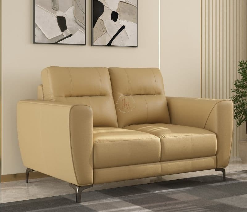 Malta Classic Sofa (Leatherette, Brown)