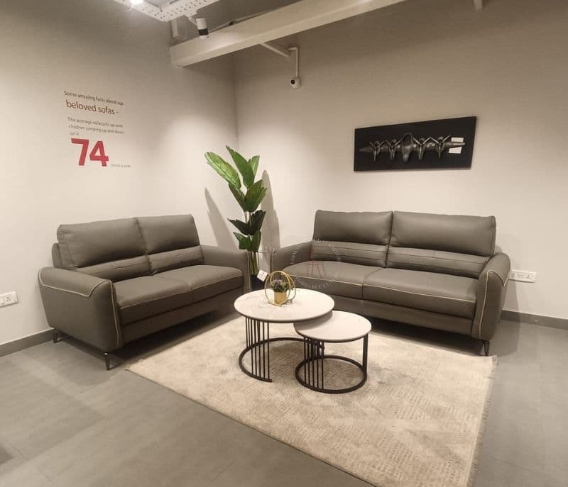 Pinnacle Half Leather Sofa (EC)