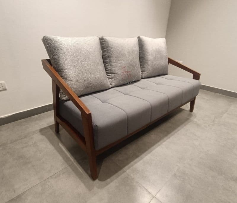 Image 4 for Ghana teak sofa (EC)