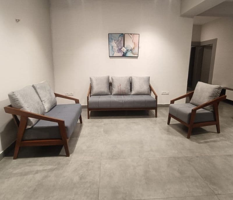 Image 2 for Ghana teak sofa (EC)