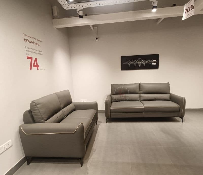 Image 3 for Pinnacle Half Leather Sofa (EC)