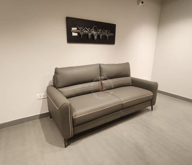 Image 4 for Pinnacle Half Leather Sofa (EC)