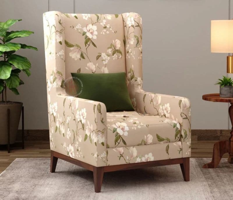 Jose Lounge Chair ( Cotton, Magnolia Beige )