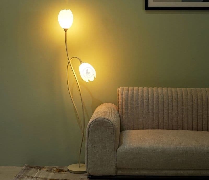 Golden Clash Floor Lamp