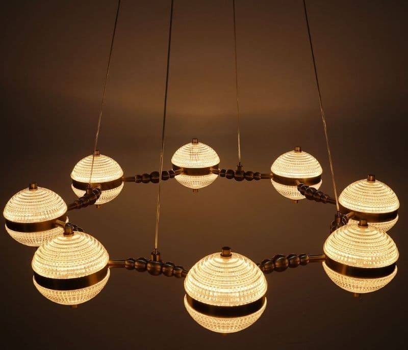 Image 2 for Federico High Hopes Swirl Collection Chandelier