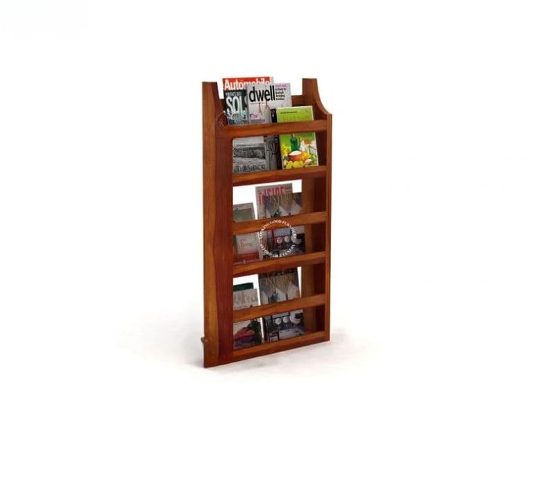 Image 5 for Solo Wall Magazine Rack (Honey Finish)