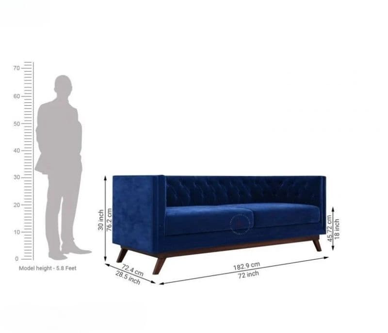 Image 12 for Ostberlin 3 Seater Sofa