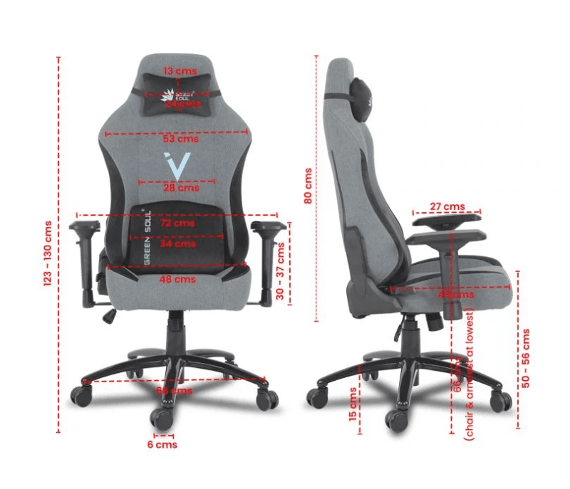 Image 5 for Butterfly Mechanism PU Leather Gaming Chair ( Dark Grey )