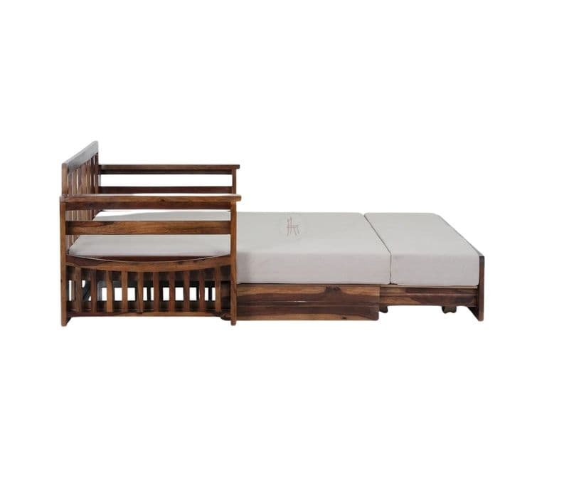 Image 8 for Shloka Wooden Sofa Bed with Storage