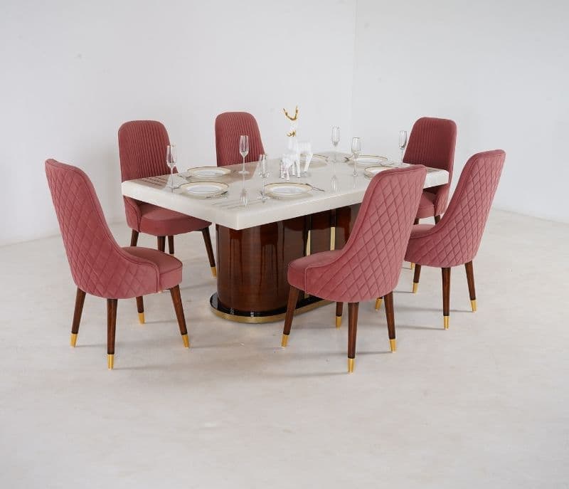 Perlita 6 Seater Dining Table