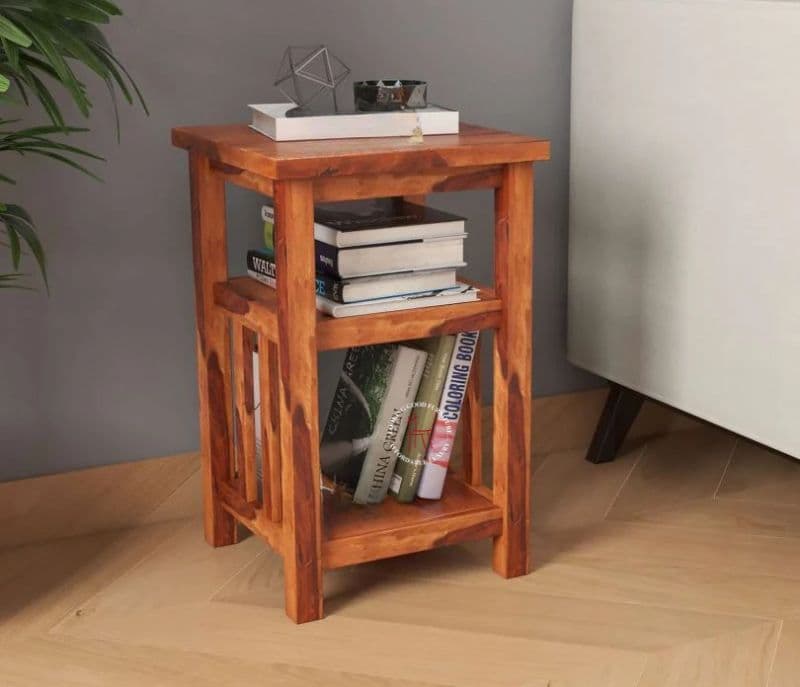 Altin Magazine Rack( Honey Finish )