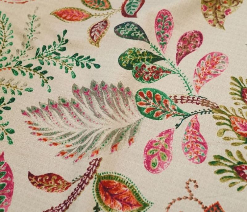 Image 4 for Rob Round Pouffe ( Rosy Leaf )