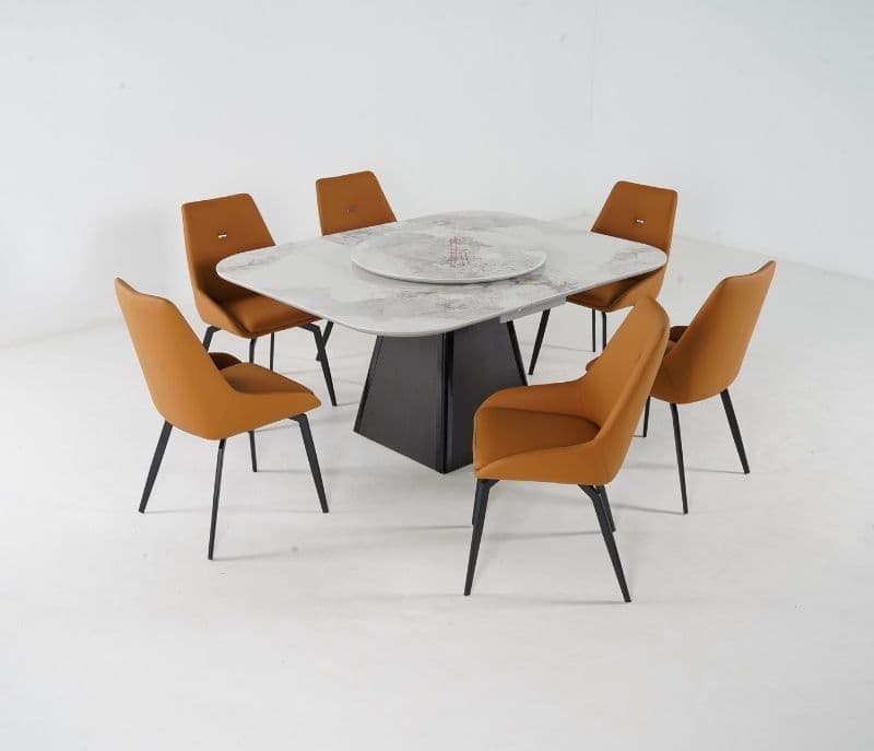 Image 2 for Nero 6 Seater Dining Table