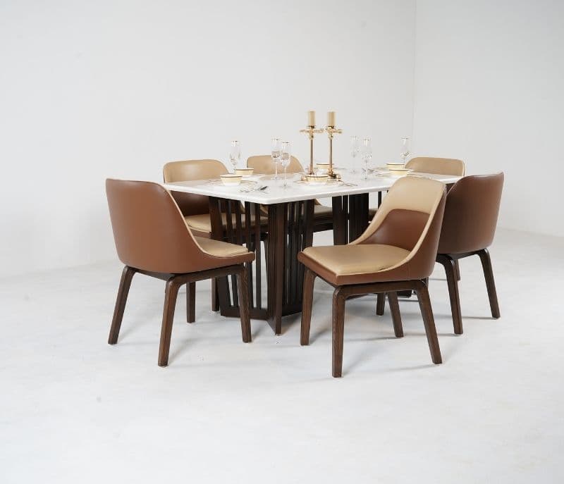 Ash 6 Seater Dining Table