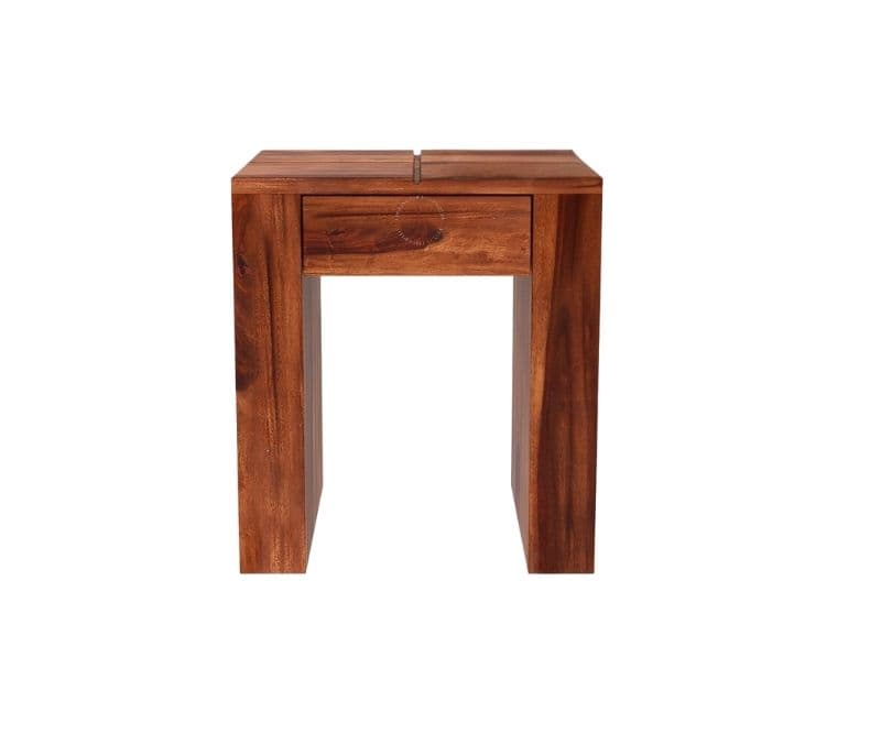 Image 4 for Alex Sheesham Wood Side Table (Honey Finish)