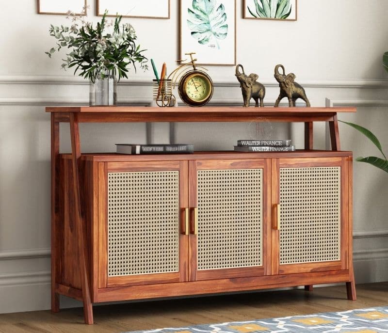 Image 2 for Honey Bee Console Table Sheesham Wood ( Honey Finish )