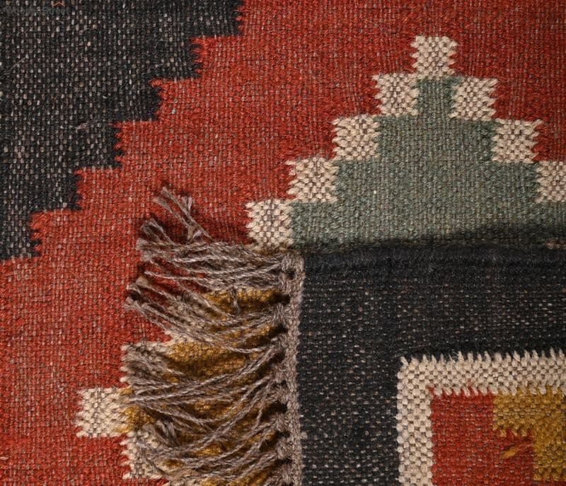 Image 3 for Cabral Multi Hand-woven Jute and Wool 2 x 6 Feet Traditional Pattern