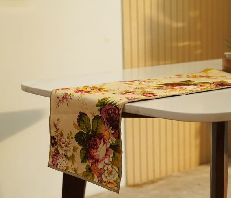 Image 3 for Giosue Grace Printed Cotton Table Runner