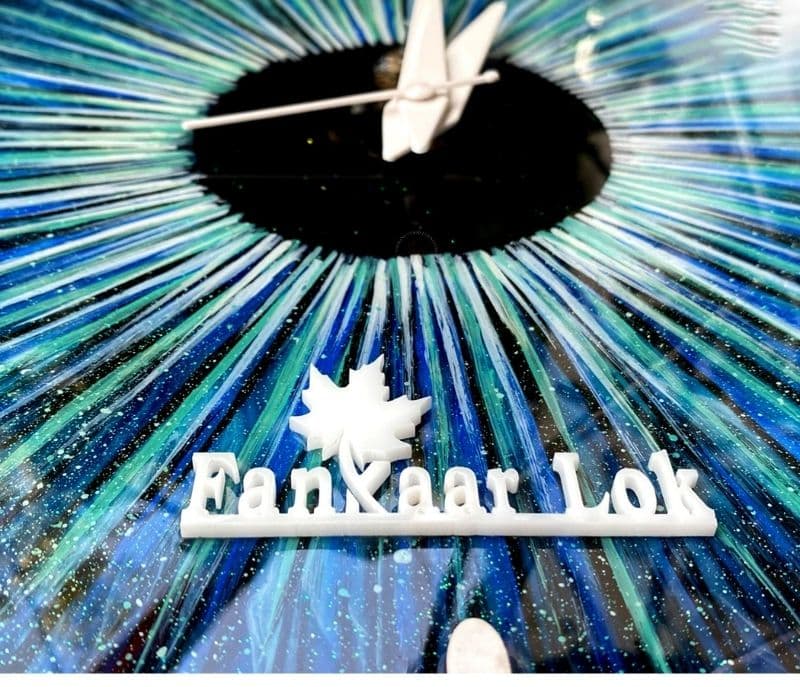 Image 3 for Debora Dina Captivating Handcrafted Art Wall Clock