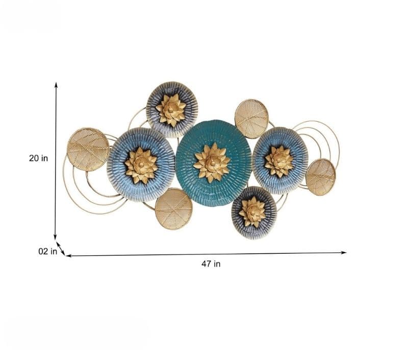 Image 3 for Elvira Multicolor Iron Wall Hanging