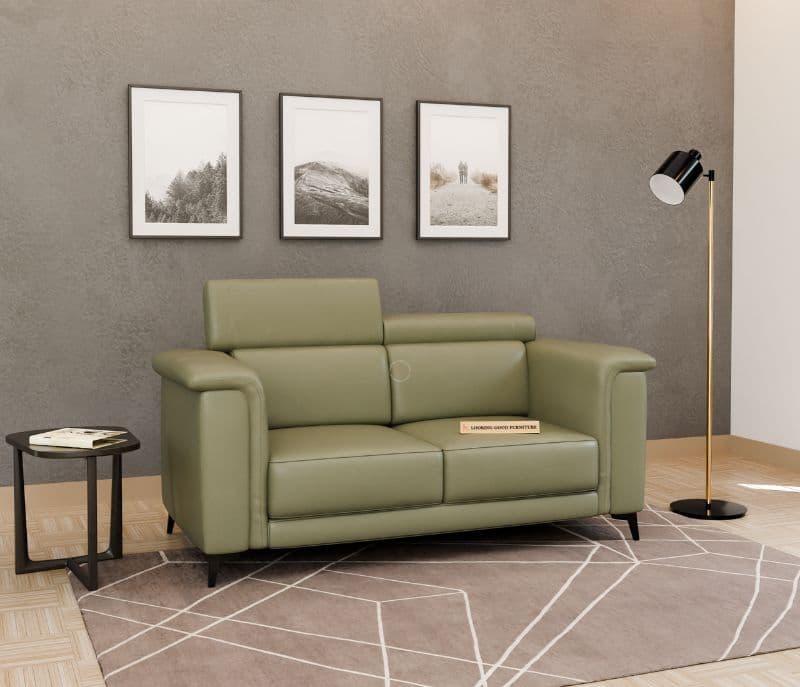 Douglas Urban Sofa (Leatherette, Green)