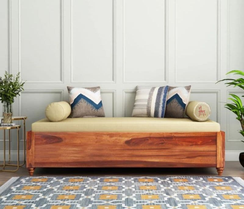 Image 2 for Adrian Storage Divan with Mattress ( Honey Finish )