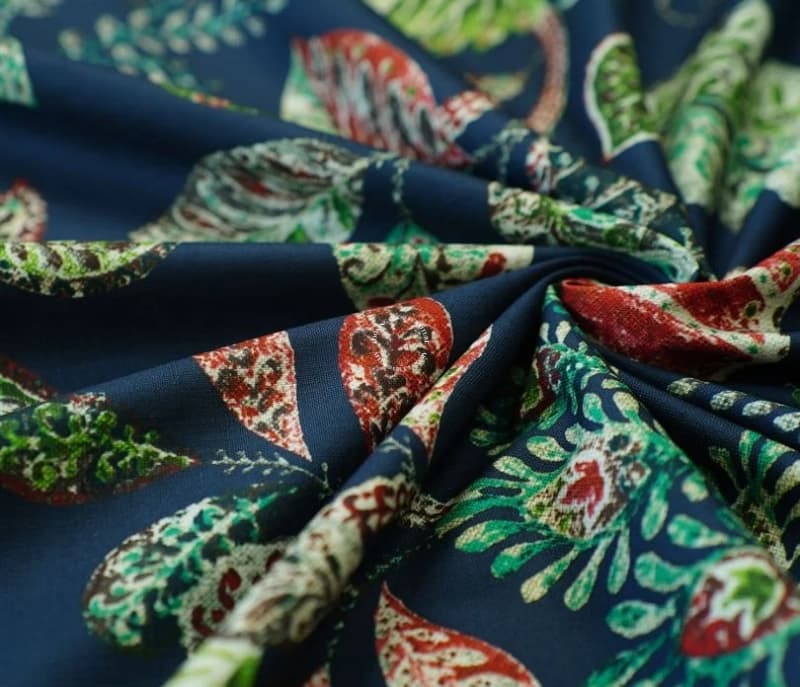 Image 8 for Jean Wingback Chair ( Fabric, Dusky Leaf )