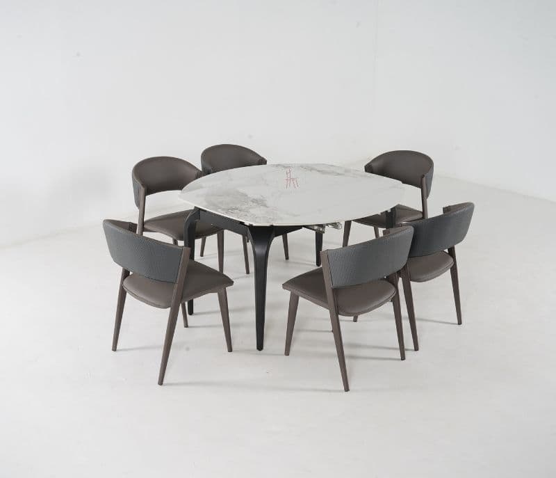 Image 3 for Toma Black 6 Seater Dining Table