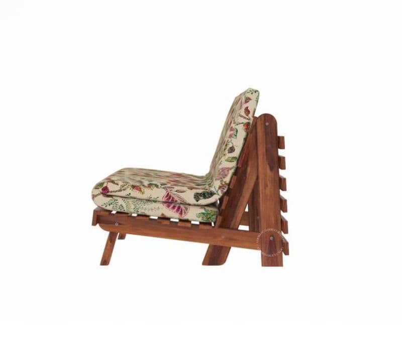 Image 6 for Javi Single Futon Bed ( Honey Finish, Rosy Leaf )