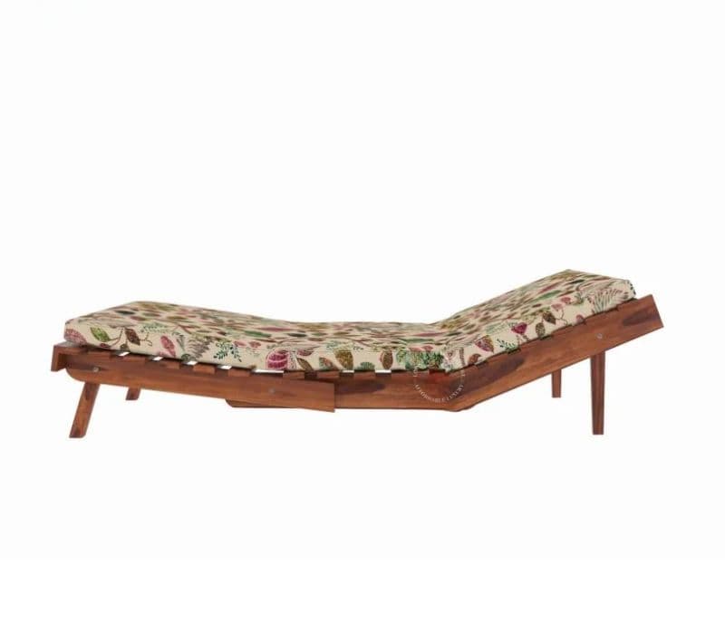 Image 7 for Javi Single Futon Bed ( Honey Finish, Rosy Leaf )