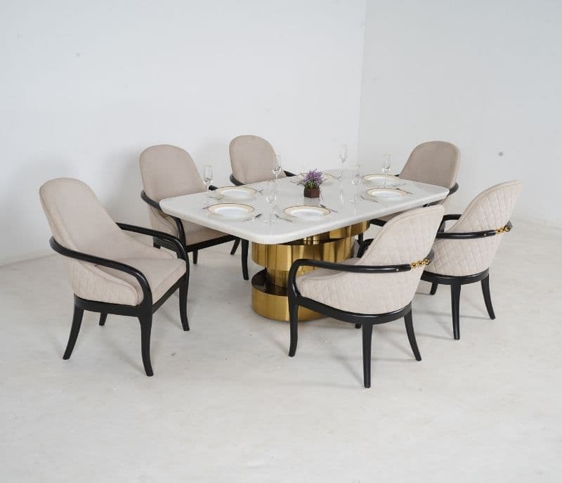 Via 6 Seater Dining Table